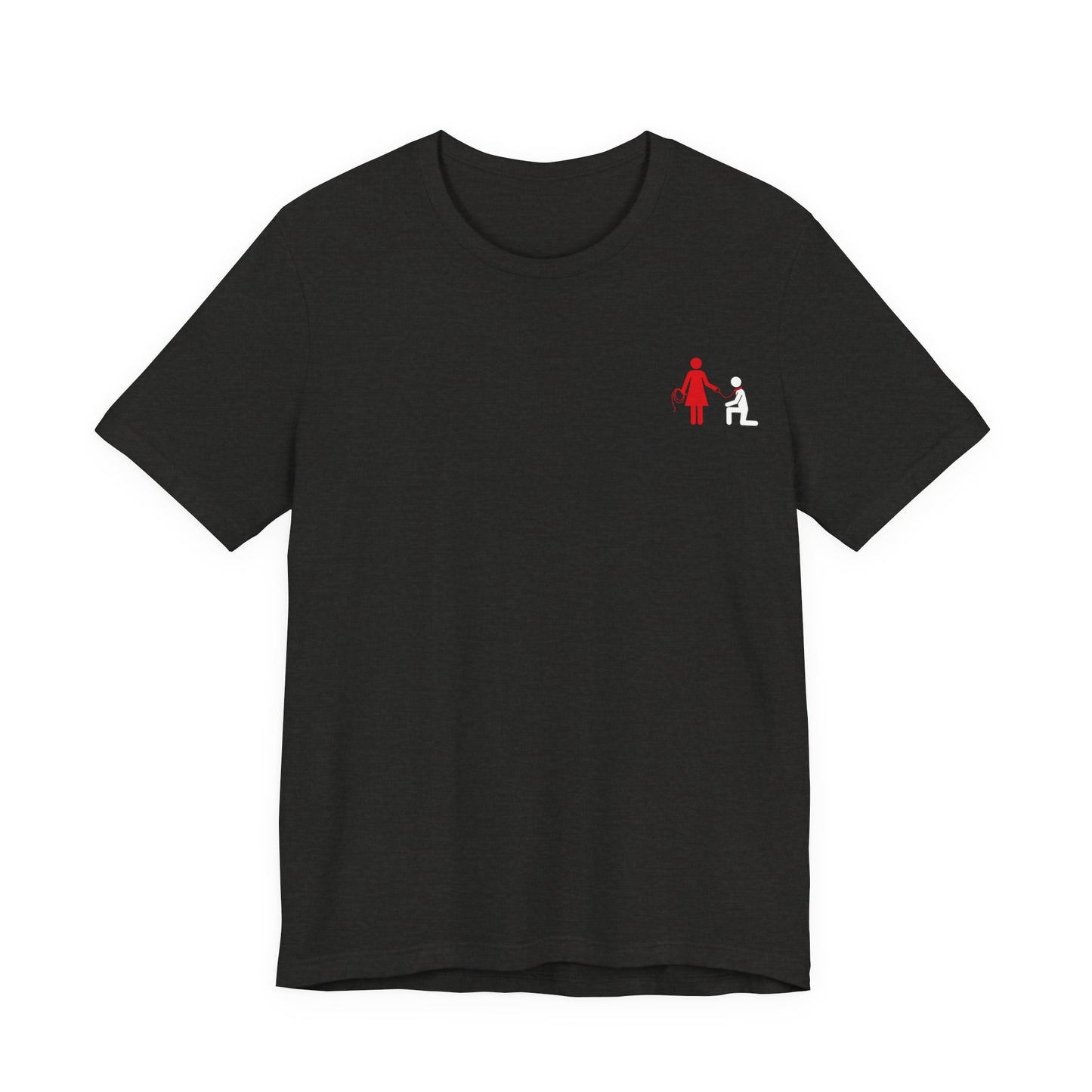 Domme and Sub on a Leash (Unisex T-Shirt)