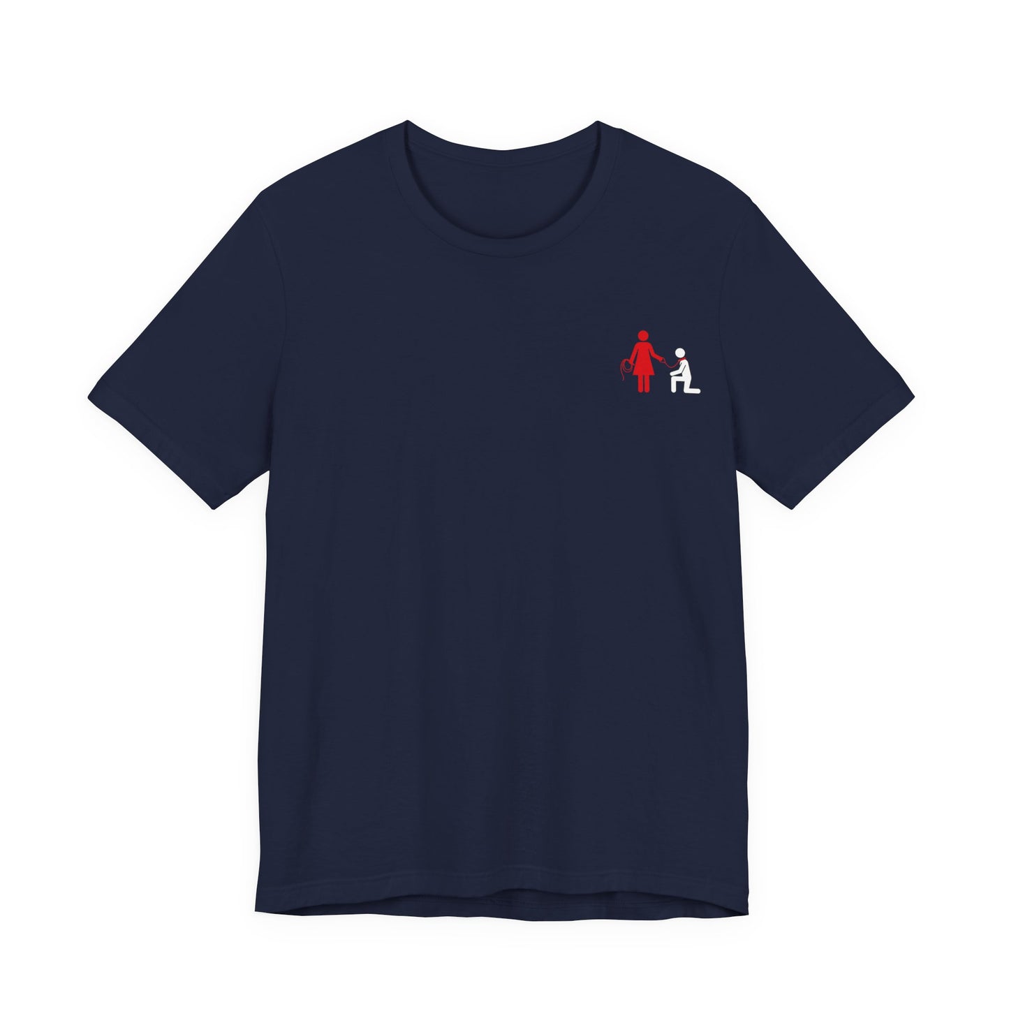 Domme and Sub on a Leash (Unisex T-Shirt)