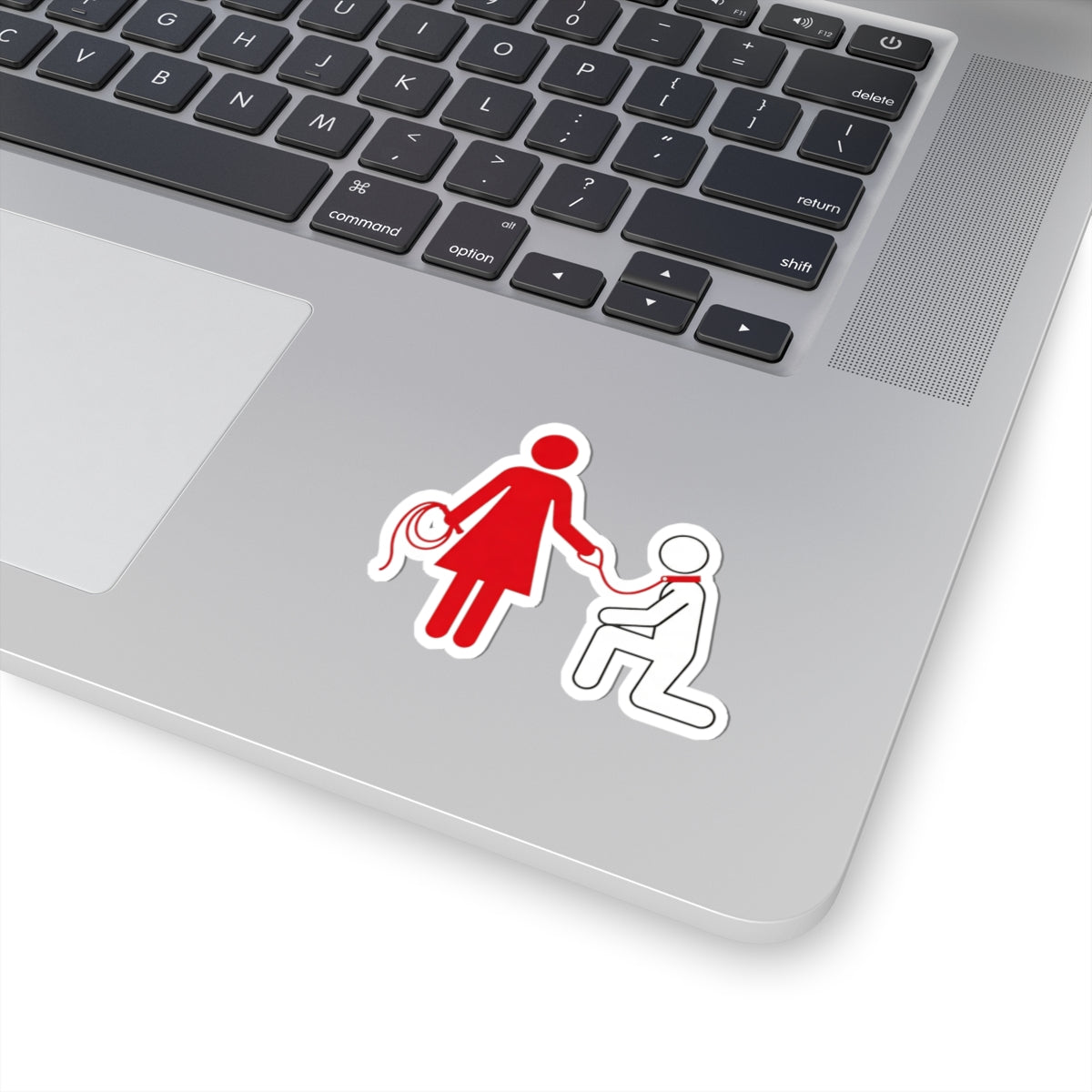 Domme and Sub on a Leash (Decal Sticker)