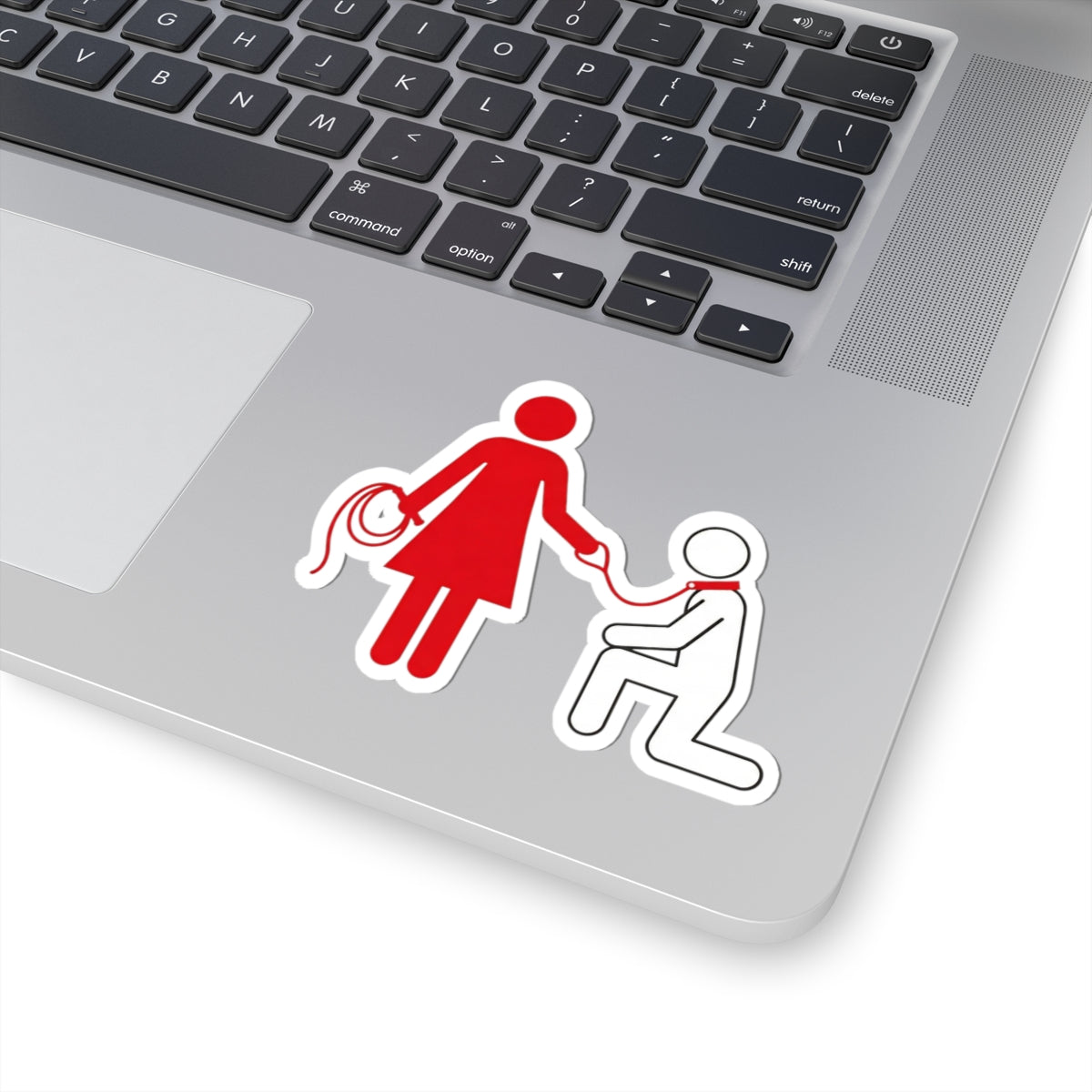 Domme and Sub on a Leash (Decal Sticker)