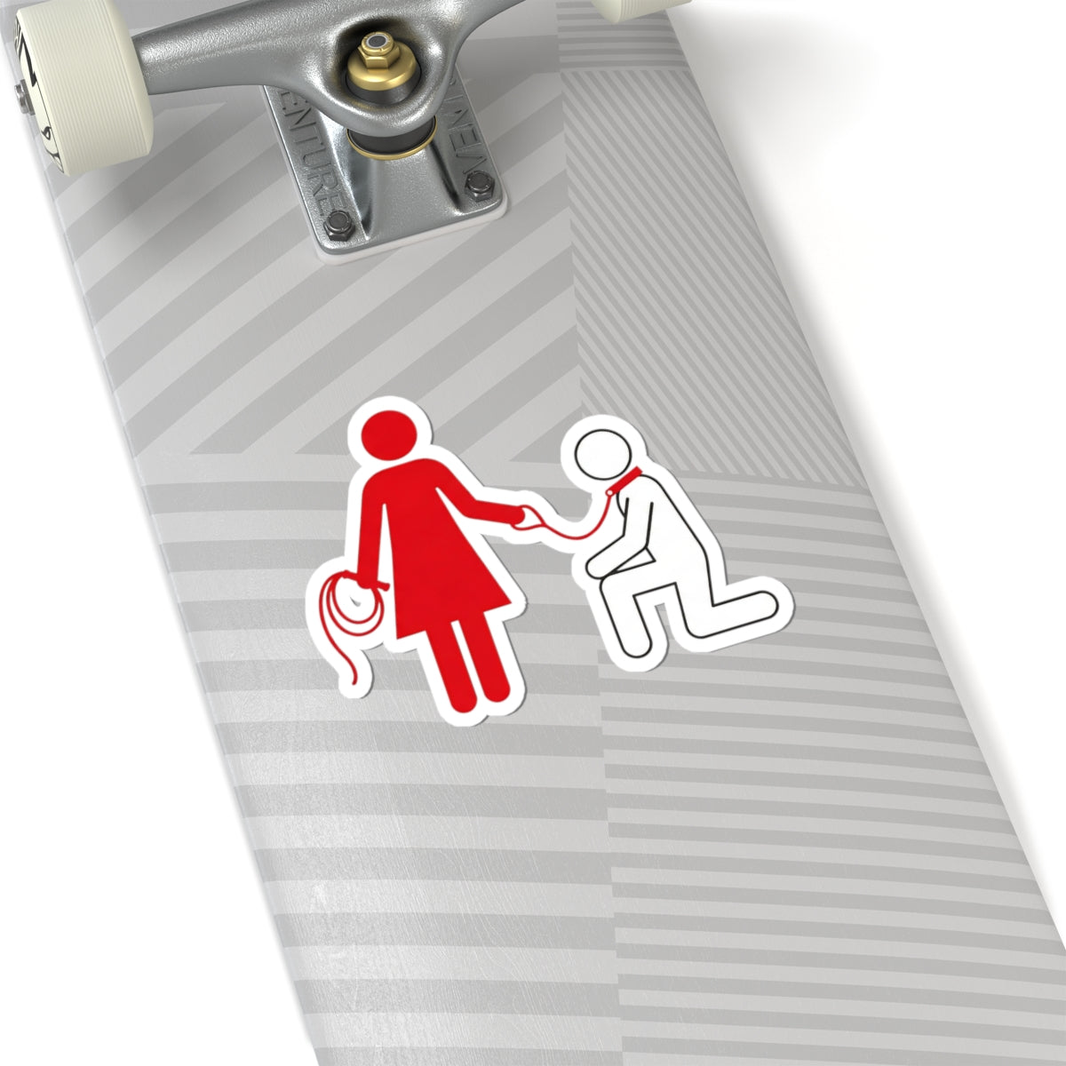 Domme and Sub on a Leash (Decal Sticker)