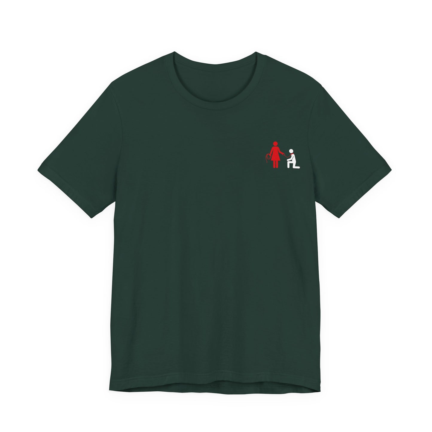 Domme and Sub on a Leash (Unisex T-Shirt)
