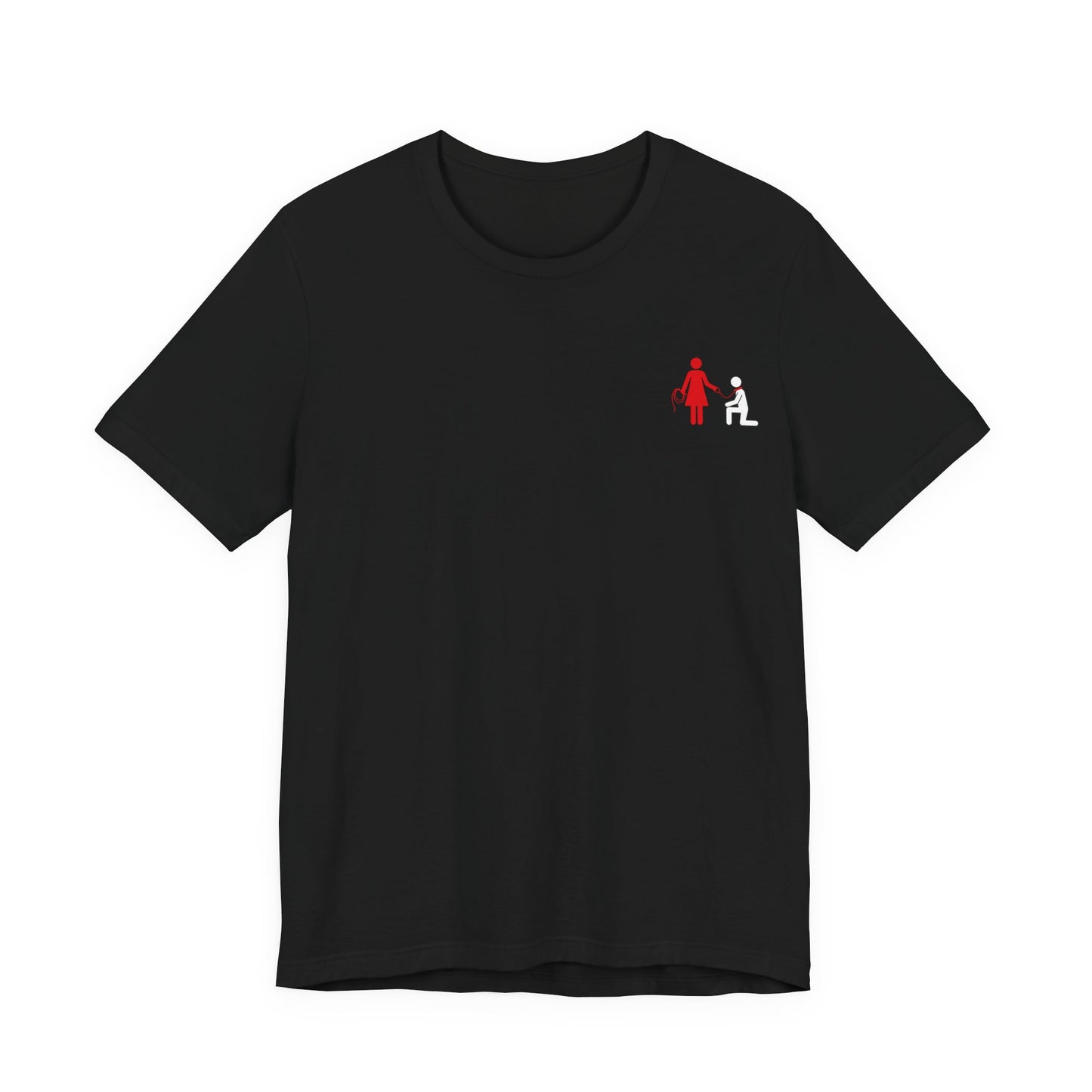 Domme and Sub on a Leash (Unisex T-Shirt)