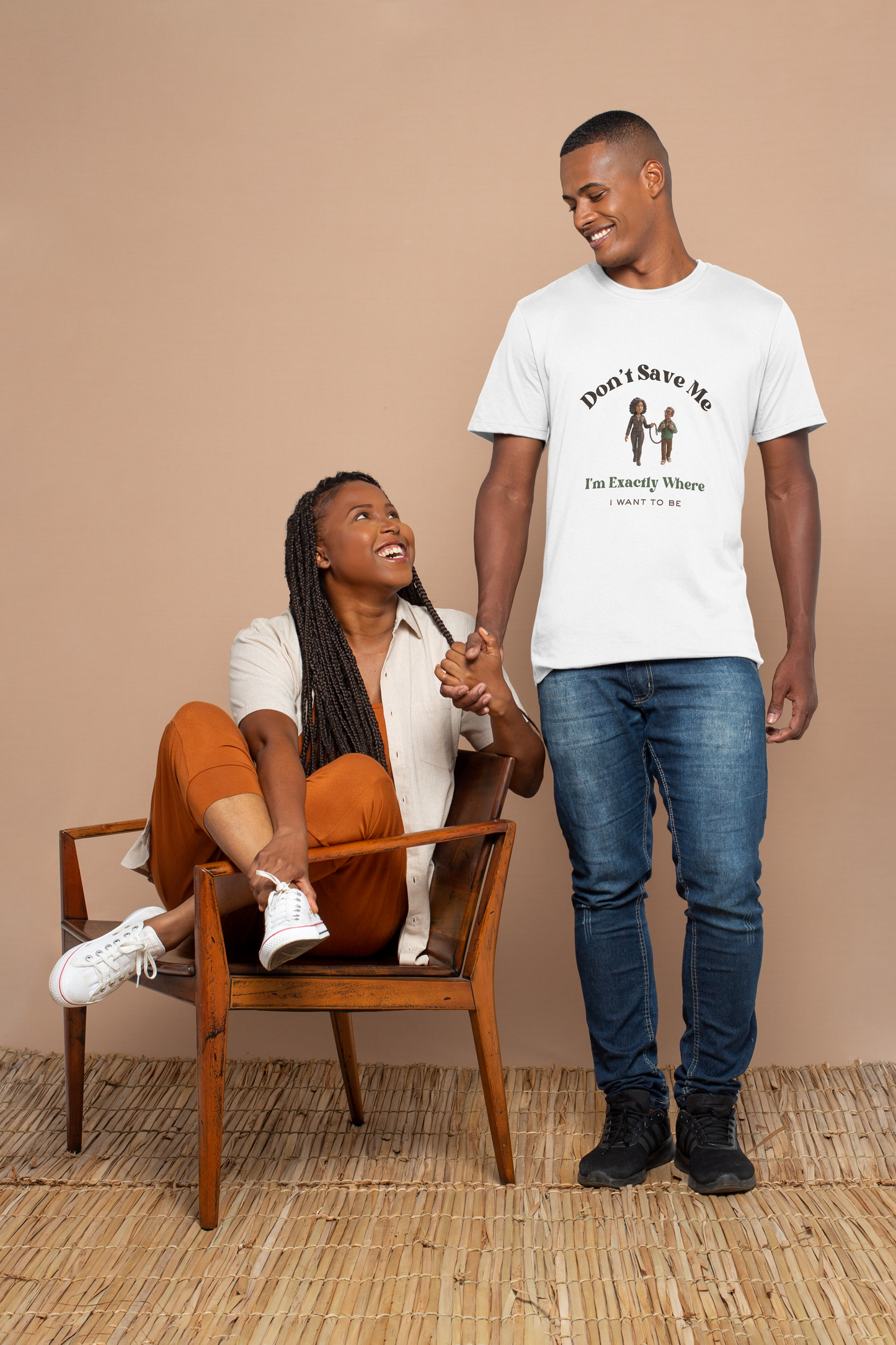 Don’t Save Me Tee — I’m Exactly Where I Want to Be (Unisex T-Shirt)