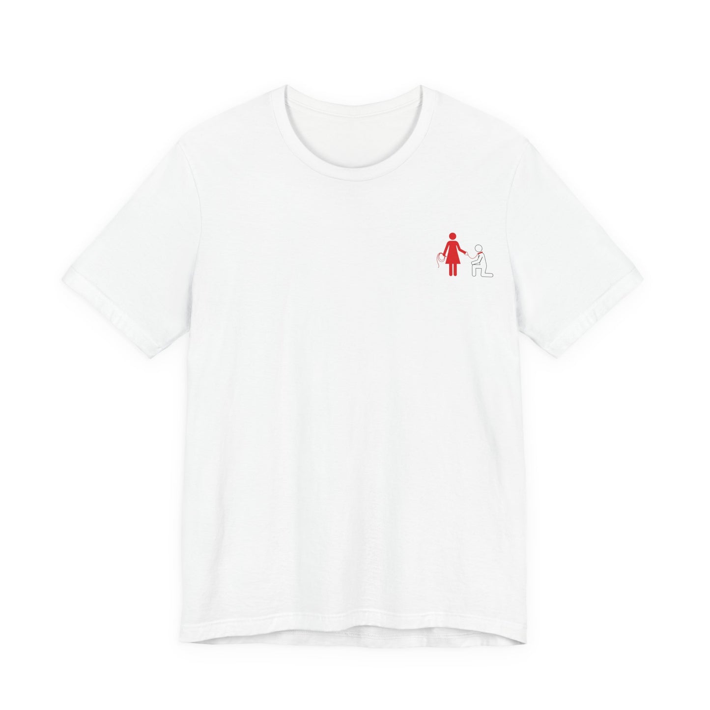Domme and Sub on a Leash (Unisex T-Shirt)