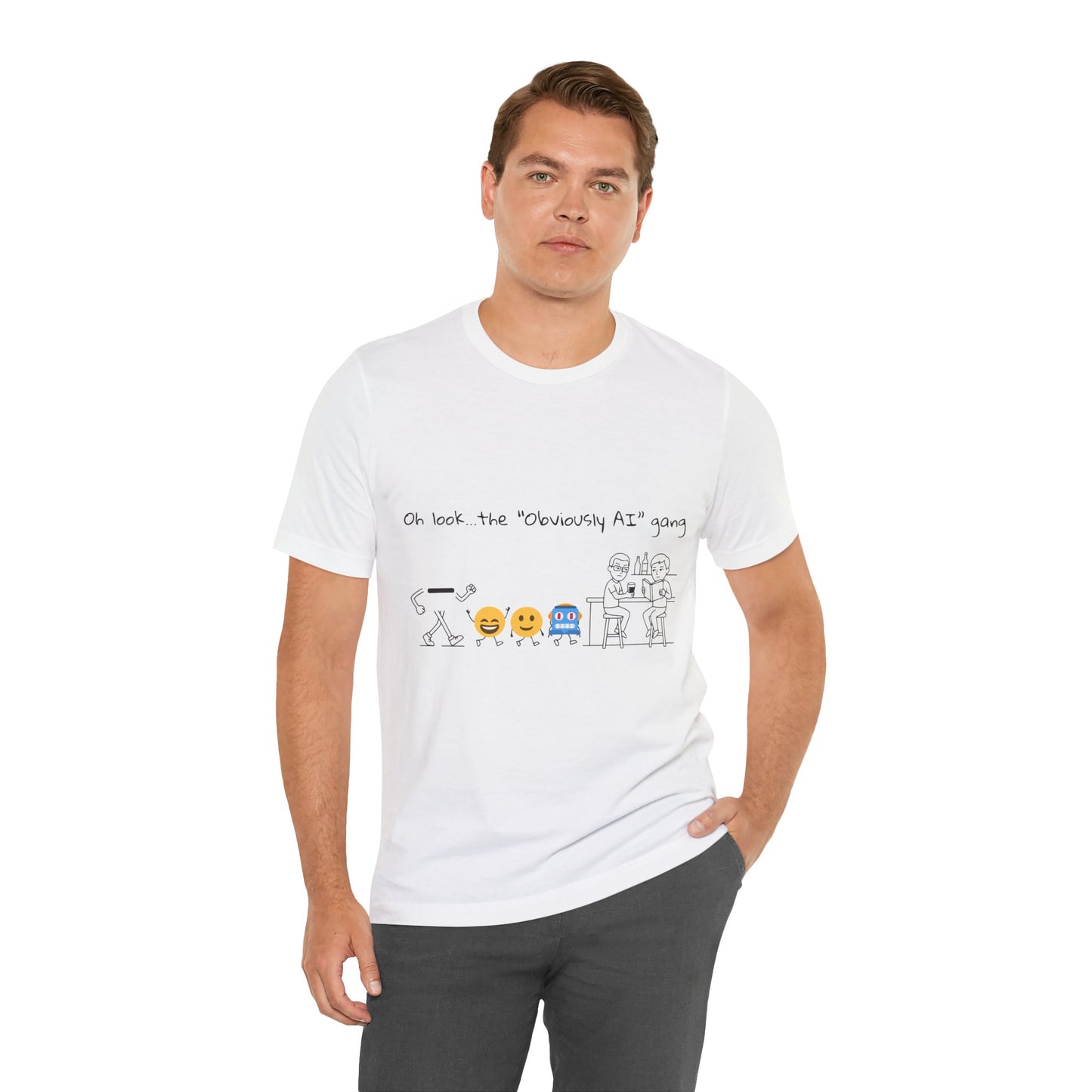 Oh look, the ‘Obviously AI’ gang (Unisex T-Shirt)